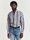GANT Fritidsskjorte Striper Flerfarget Model / Voorkant