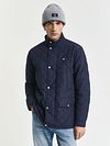 Gant Jacket Quilted Windcheater Navy Model / Voorkant