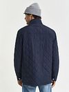 Gant Jacket Quilted Windcheater Navy Model / Achterkant