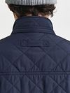 Gant Jacket Quilted Windcheater Navy Model / Detail