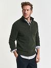 Gant Mocker Pullover Wool Blend Dark Green Model / Voorkant