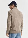 Gant Mocker Pullover Wool Blend Sand Model / Achterkant