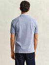 Gant 2Tone Piqué Polo Bleu Model / Achterkant