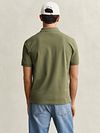 Gant Contrast Piqué Polo Shirt Herb Green Model / Achterkant