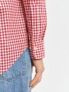 Gant Poplin Banker Skjorte Stribet Rød Model / Detail