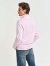Gant Half Zip Pull Laine Rose Clair Model / Achterkant