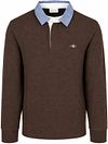 Gant Rugger Shield Chambray Polo Braun kaufen | 2004082-284 | Suitable