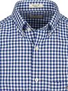 Gant Shirt Gingham Poplin College Blå Product / Detail