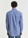 Gant Shirt Gingham Poplin College Blå Model / Achterkant