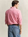 Gant Skjorte Cotton Linen Pink Model / Achterkant