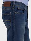 Gardeur Batu Broek Marine Blauw Model / Detail