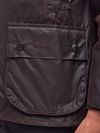 Giacca cerata Barbour Bedale marrone Model / Detail