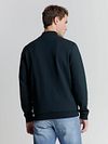 Gilet No Excess con zip Jacquard Navy Model / Achterkant