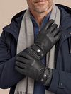 Suitable Handske Nappaläder Svart Model / Voorkant