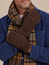 Suitable Suede Gloves Dark Brown Model / Voorkant