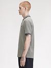 Fred Perry Polo Tipped M3600 Grijs 88C Model / Zijkant