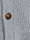 Steppin' Out Button Cardigan Grå lammull