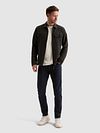PME Legend Overshirt Jersey Waffle Obsidian Model / Voorkant