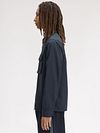 Koszula overshirt Fred Perry Pocket Ribstop w kolorze granatowym Model / Zijkant