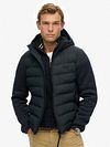 Kurtka Superdry Hooded Storm w kolorze granatowym Model / Voorkant