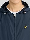 Kurtka softshell z polarem Lyle & Scott w kolorze granatowym Model / Detail