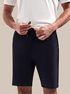 Szorty chino No Excess 4-Way Stretch Sedoc w kolorze granatowym Model / Voorkant