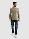 PME Legend Structure Pullover Melange Stone Green