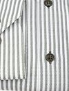 R2 Shirt Knitted Sorona Green stripe