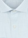 Suitable Shirt Extra Long Sleeves Twill Checks Light Green Product / Detail