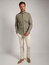 Suitable Piqué Shirt Taupe Model / Voorkant