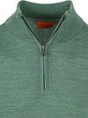 Suitable Merino Half Zip Sweater Mid Green Product / Detail