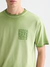Scotch And Soda T-Shirt Green Model / Detail