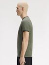 Fred Perry Twin Tipped T-shirt Green Z50 Model / Zijkant