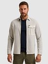 PME Legend Overshirt Jersey Waffle Grey Model / Voorkant