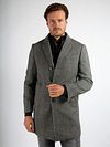Suitable Coat Wool Pepita Pepper Grey Model / Voorkant