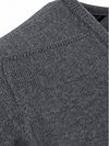 William Lockie V-Neck Lambswool Cliff Grey