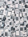 R2 Poplin Shirt Retro Grey print