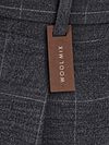 Alberto Barista Wool Chino Glencheck Anthracite