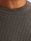 Maglione in maglia Cast Iron antracite Model / Detail