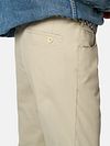 Meyer Dublin Pantaloni Greige Model / Zijkant