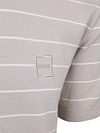 Camiseta de punto BOSS Kanacho regular fit a rayas en gris Product / Detail