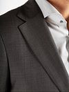 Suitable Costume Faux Uni Laine Gris Model / Detail