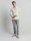 Jersey Half Zip No Excess en tono kit melange Model / Voorkant