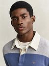 Gant Rugger Polo Blue/Grey Model / Voorkant