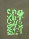 Scotch and Soda Sweater Logo Olijfgroen Product / Detail