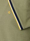 CASAMODA Polo Piqué Contrast Grön Product / Detail
