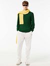 Lacoste Långärmad Pikétröja Mörkgrön Model / Voorkant