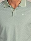 NZA Polo Goora Jacquard Mist Grön Model / Detail