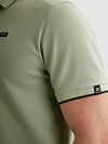 Vanguard Piqué Poloshirt Aqua Gray Model / Detail