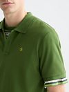 Scotch And Soda Core Piqué Polo Grön Model / Detail